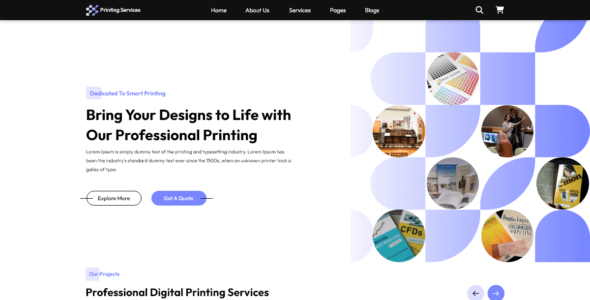 Printing Services (WordPress)