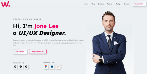 Pro Portfolio (WordPress)