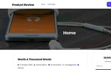 Product Review (screenshot desktop)