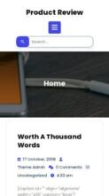 Product Review (screenshot mobile)