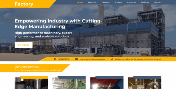 Production Factory (WordPress)