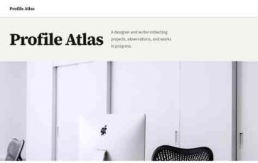 Profile Atlas (screenshot desktop)