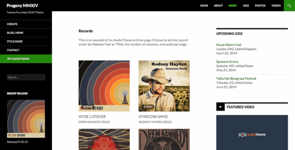 Progeny MMXIV (WordPress)