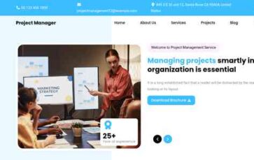 Project Manager (screenshot desktop)