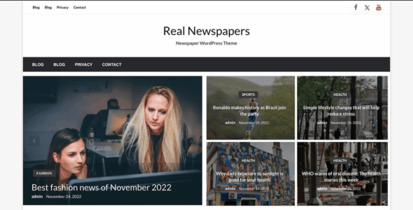 Promo Newspaper (WordPress)
