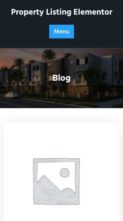 Property Listing Elementor (screenshot mobile)