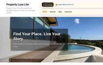 Property Luxe Lite (screenshot desktop)