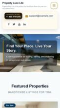 Property Luxe Lite (screenshot mobile)