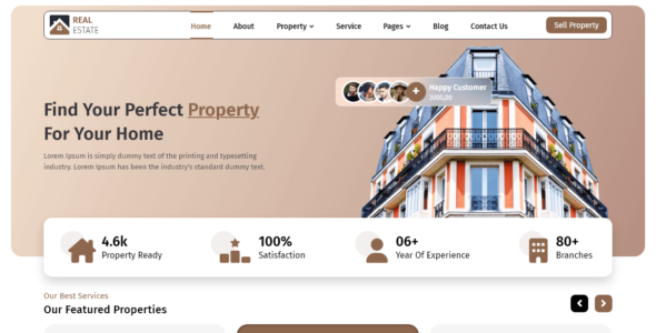Property Management Company (WordPress)