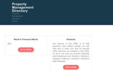 Property Management Directory (screenshot desktop)