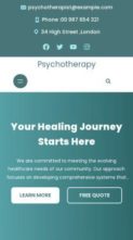 Screenshot Mobile Psychotherapy (screenshot mobile)