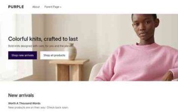 Purple (Automattic) - (screenshot desktop)