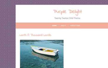 Purple Delight (screenshot desktop)