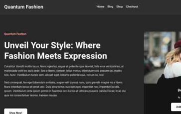 QuantumFashion (screenshot desktop)