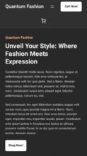QuantumFashion (screenshot mobile)
