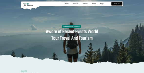 Radiant Adventure Tour (WordPress)