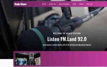 Radio Shows (screenshot desktop)