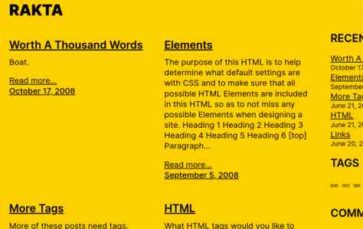 Rakta (screenshot desktop)