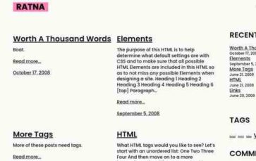 Ratna (screenshot desktop)