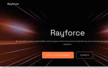 Rayforce (screenshot desktop)