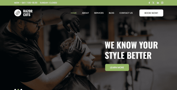 RazorCuts FSE (WordPress)