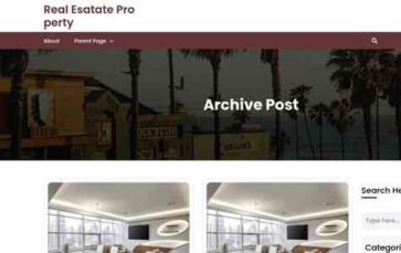 Real Esatate Property (screenshot desktop)