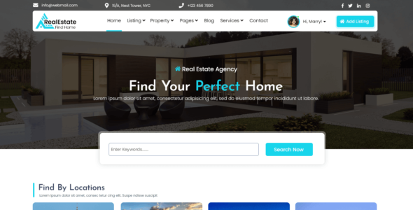 Real Estate Broker (WordPress)