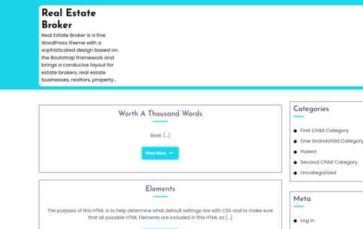 Real Estate Broker (screenshot desktop)