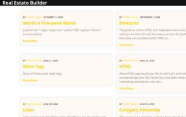 Real Estate Builder (screenshot desktop)