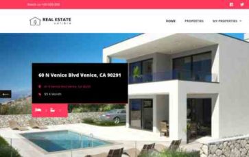 Real Estate Calibre (screenshot desktop)