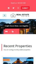 Real Estate Calibre (screenshot mobile)