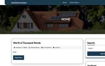 Real Estate Developer (screenshot desktop)
