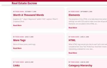 Real Estate Escrow (screenshot desktop)