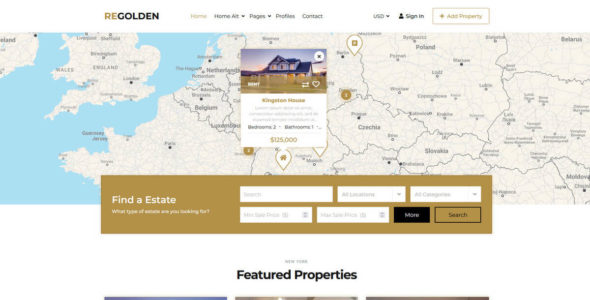 Real Estate Golden (WordPress)
