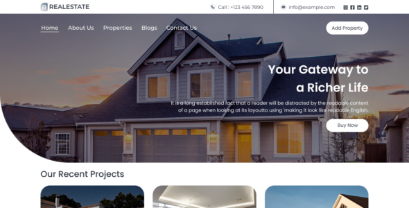 Real Estate Property (WordPress)