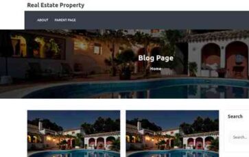 Real Estate Property (screenshot desktop)