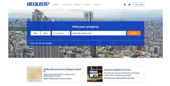 Real Estate Realista (WordPress)