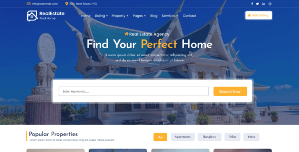 Real Estate Realtor (WordPress)