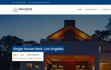 Real Estate Vital (screenshot desktop)