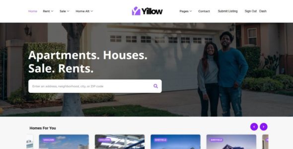 Real Estate Yillow (WordPress)