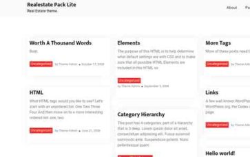 Realestate Pack Lite (screenshot desktop)