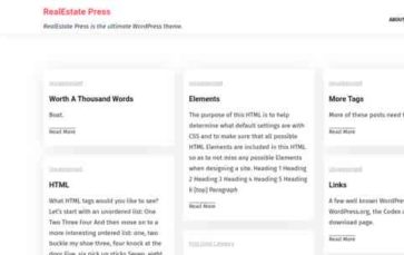 RealEstate Press (screenshot desktop)