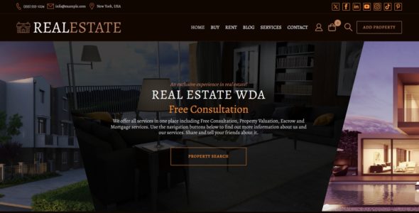 Realty: Real Estate WDA (WordPress)