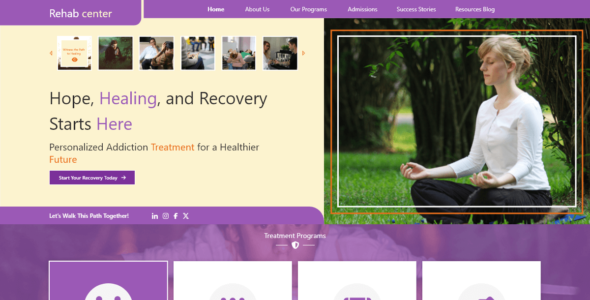 Rehab Center (WordPress)