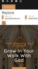 Rejoice (screenshot mobile)