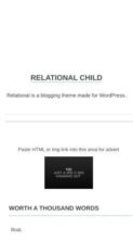 Relational Child (screenshot mobile)