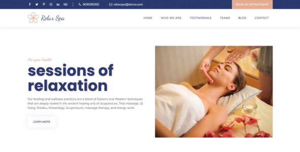 Relax Spa (WordPress)