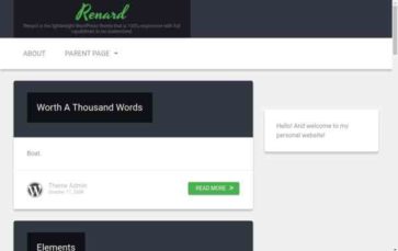 Renard (screenshot desktop)