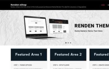 Renden eShop (screenshot desktop)