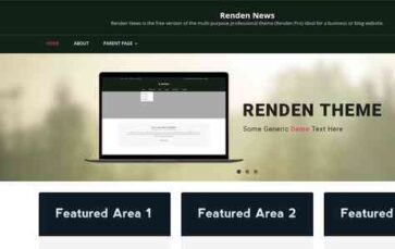 Renden News (screenshot desktop)